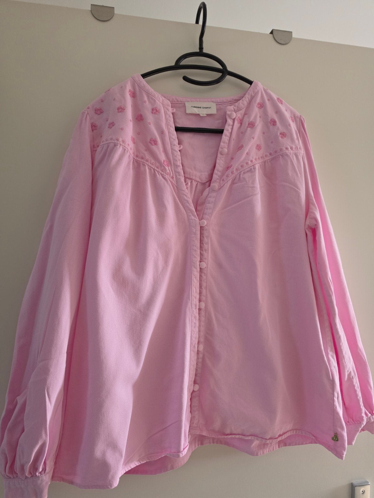 roze blouse van fabienne chapot maat 40, Ophalen of Verzenden, Zo goed als nieuw, Maat 38/40 (M), Roze