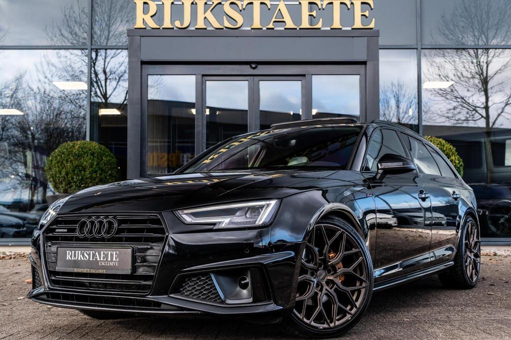 Audi A4 Avant 2.0 TDI Quattro S-line|RS STOELEN|PANO|VOSSEN, Automaat, Euro 6, A4, Zwart