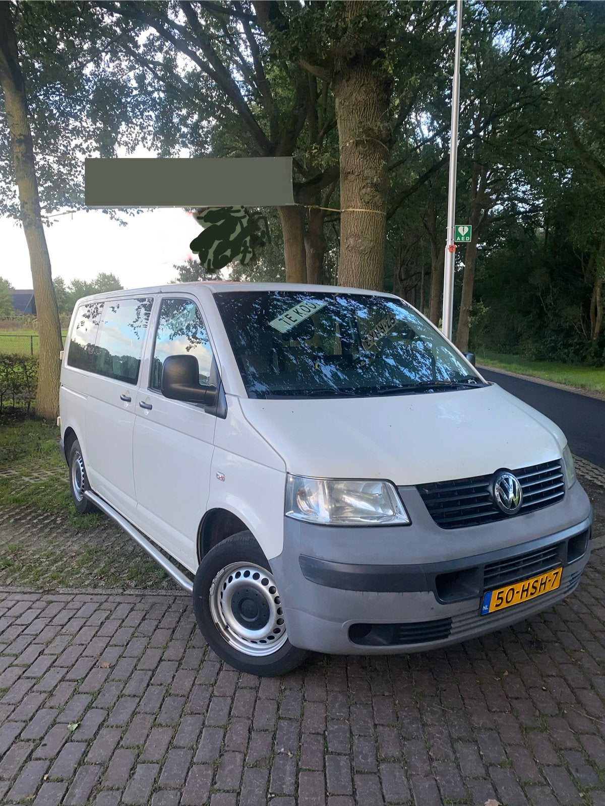 Transporter T5 2008| AUT| Carplay|, Auto's, Parkeersensor, 2500 kg, Wit, Origineel Nederlands