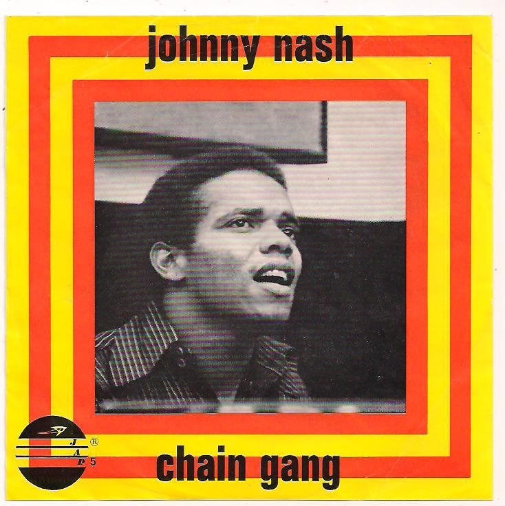 Johnny Nash- Chain Gang, Fotohoes, Verzenden, Zo goed als nieuw, Pop