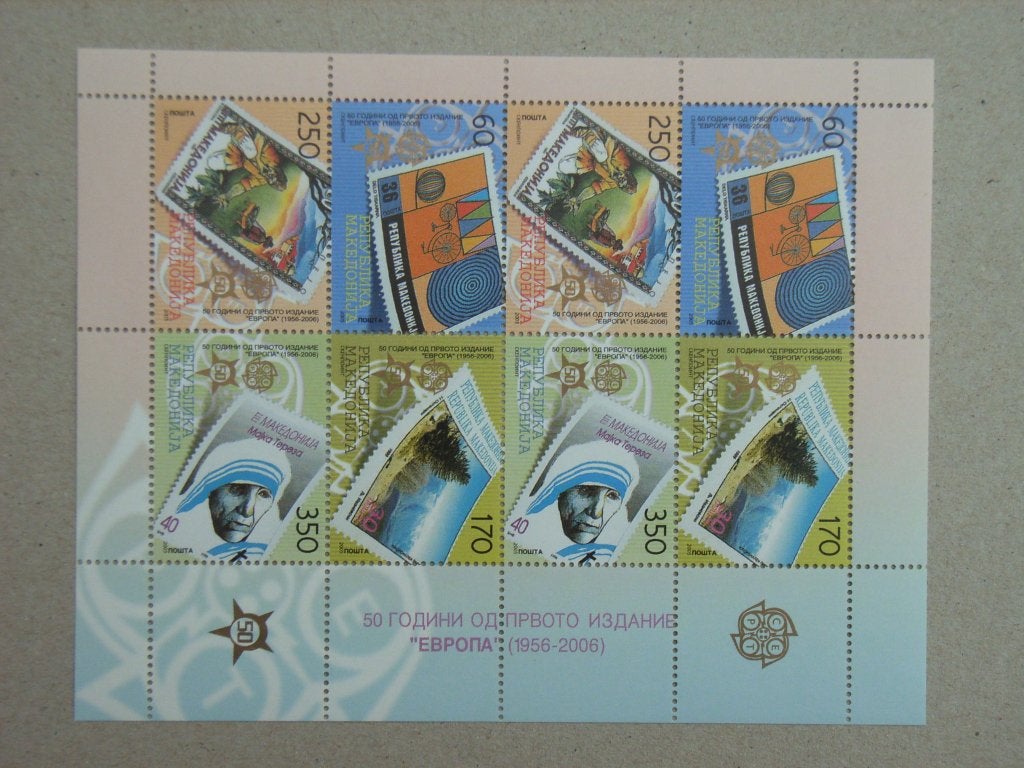 WM  Macedonie blok 370-373 pf, Ophalen of Verzenden, Overige landen, Postfris