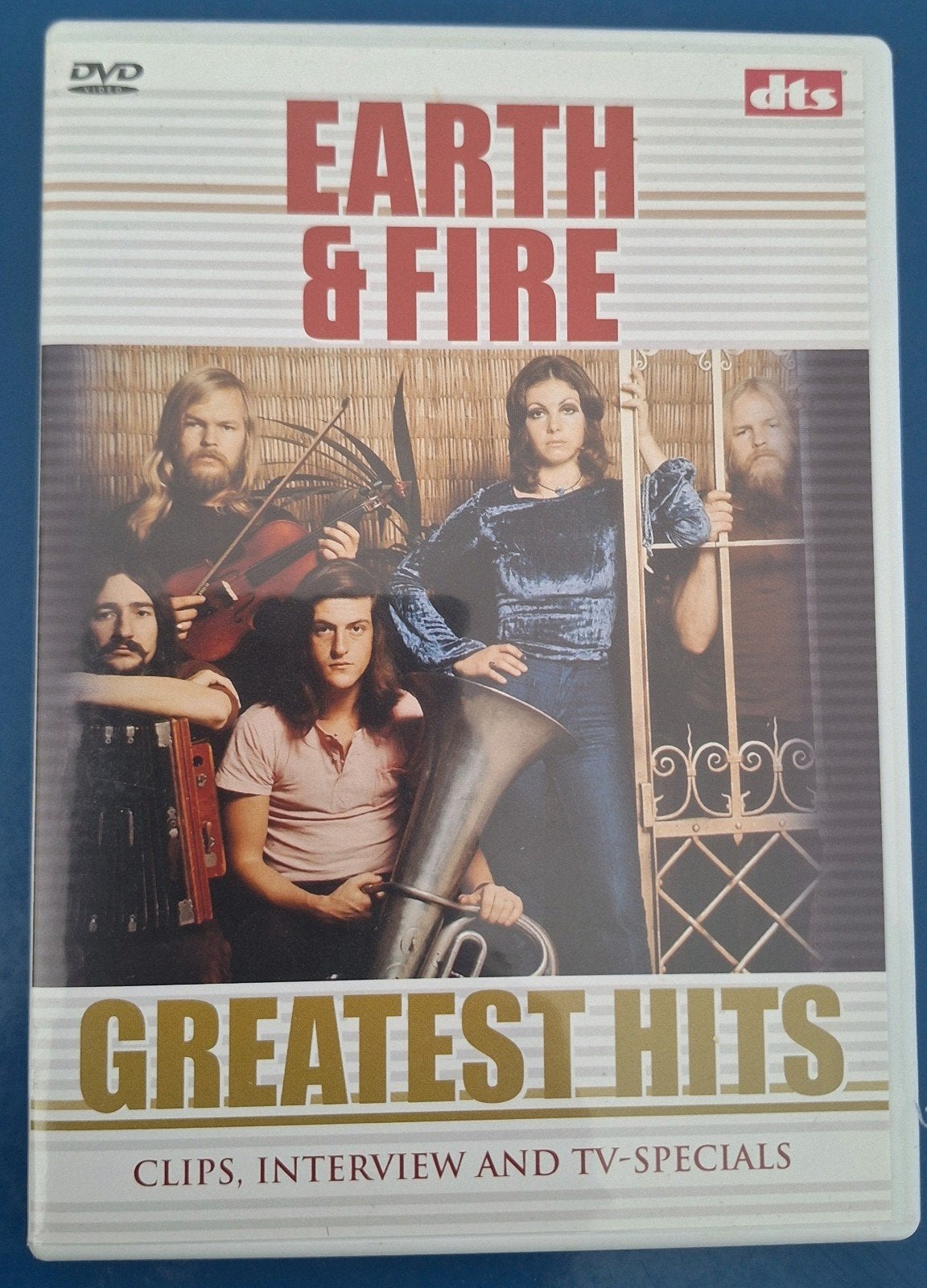Earth & Fire - Greatest Hits DVD (Clips, Interview, TV), Gebruikt, Inclusief doosje, Alle leeftijden, Nederlands
