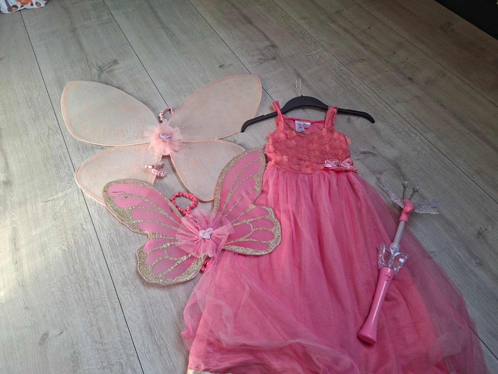 Efteling Roze prinsessenjurk 110-122, Ophalen, Zo goed als nieuw, 110 t/m 116, Meisje