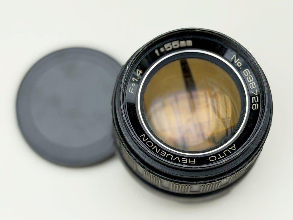 Revuenon (TOMIOKA) 55mm f1.4 (M42) (698728), Ophalen of Verzenden, Telelens