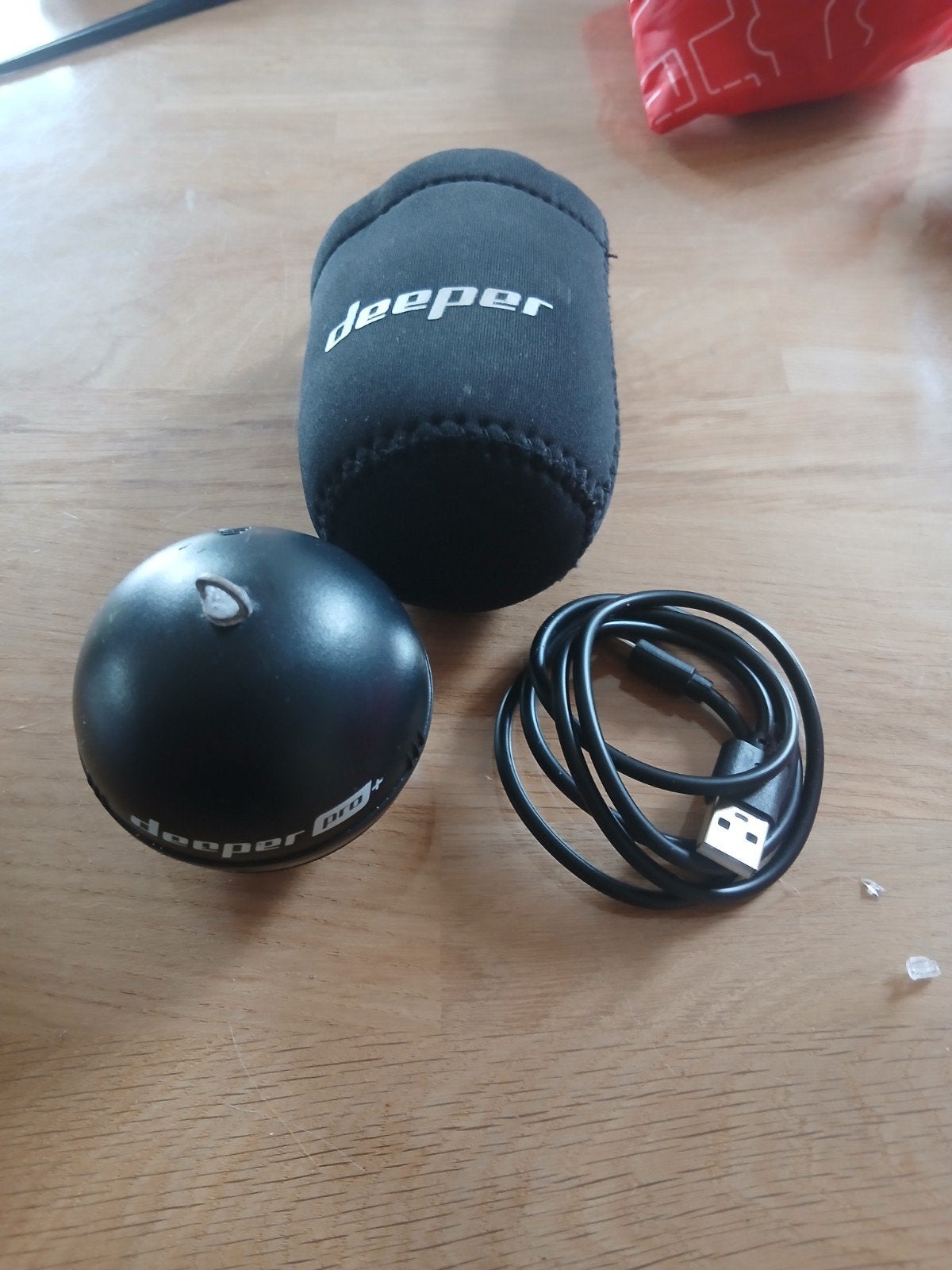 Deeper PRO+ fishfinder met hoes en oplaadkabel, Ophalen of Verzenden
