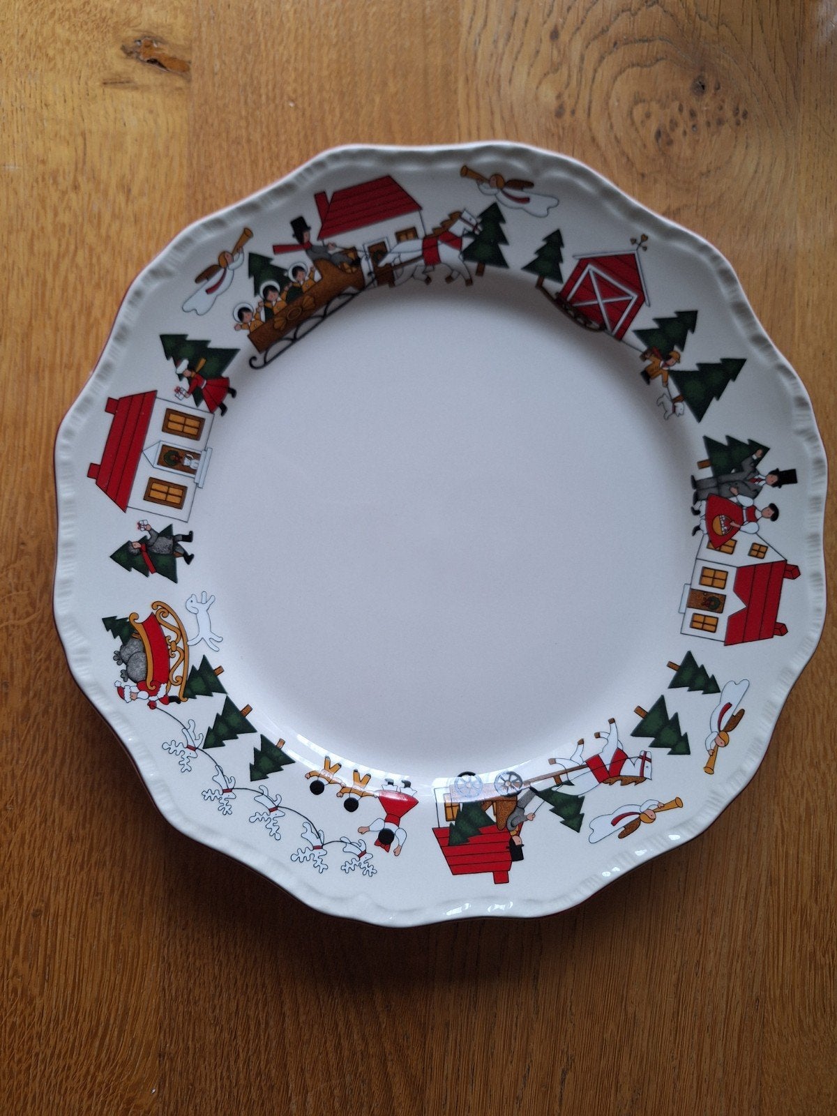 Mason's Christmas Village bord, Ophalen of Verzenden