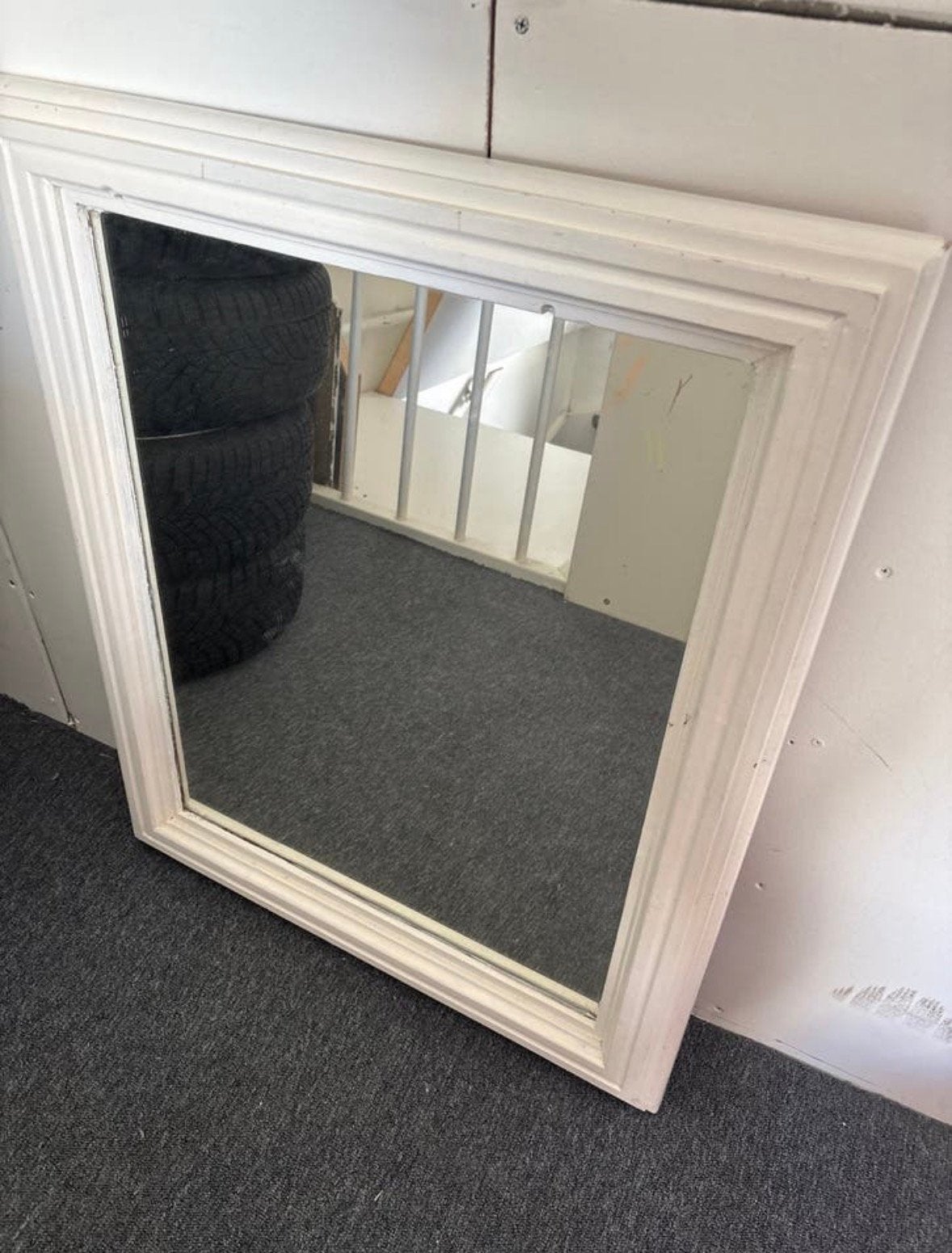 Spiegel, Huis en Inrichting, Woonaccessoires | Spiegels, Ophalen, Minder dan 50 cm, Zo goed als nieuw, Minder dan 100 cm