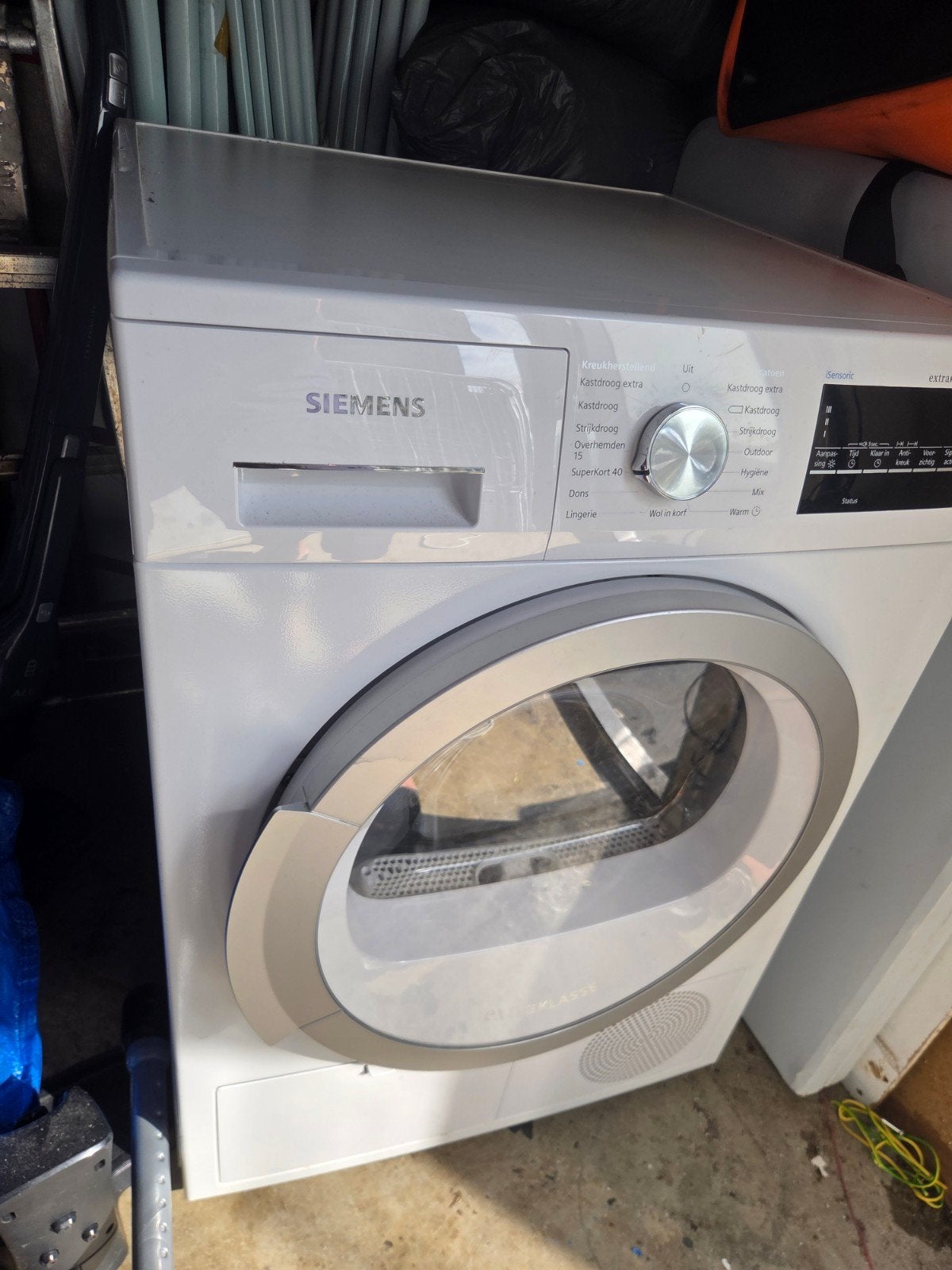2 defecte drogers (Siemens en Whirlpool) - voor onderdelen, 6 tot 8 kg, Ophalen of Verzenden, Voorlader, Niet werkend