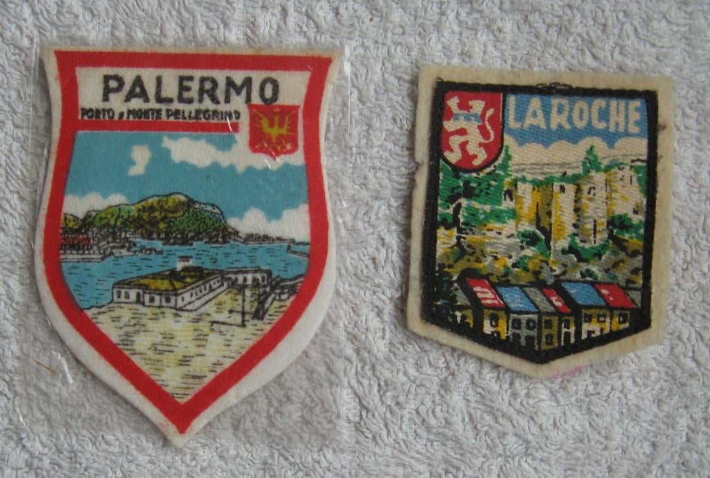 3x Opnaai Patch 1x Opstrijk(?) Patch Palermo / Prum /N.H.W.B, Hobby en Vrije tijd, Verzenden, Zo goed als nieuw, Overige applicaties