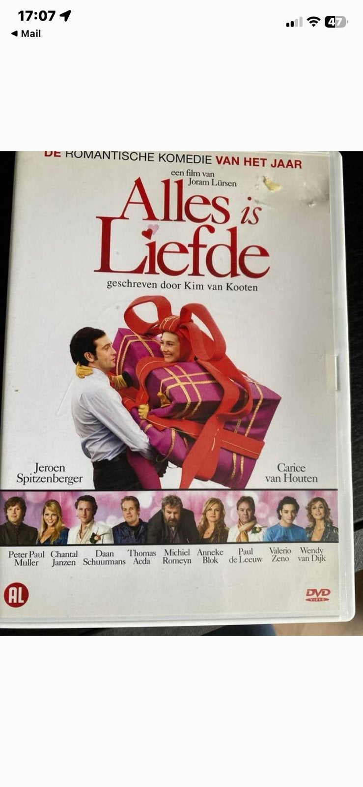 Alles is Liefde DVD - Romantische Komedie, Alle leeftijden, Ophalen of Verzenden, Gebruikt, Romantische komedie