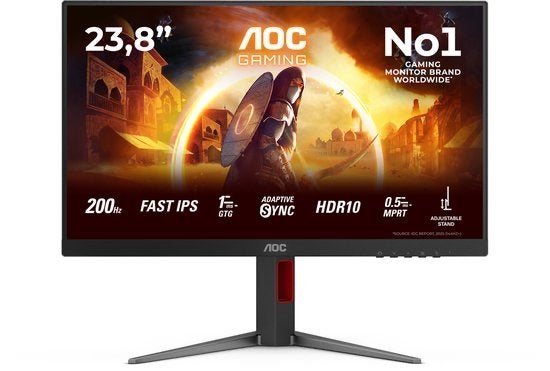 AOC G4 24G4HA - 24 inch Full HD IPS Gaming Monitor 200Hz