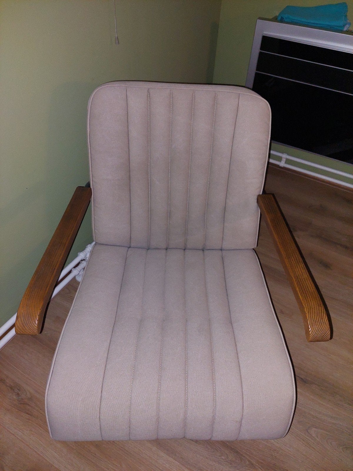 Zgan: prachtige zware fauteuil, Huis en Inrichting, Ophalen, Zo goed als nieuw