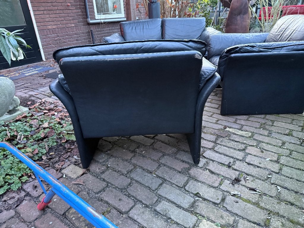 Seventies Leolux Zithoek Mancave retro vintage loungen, Minder dan 50 cm, Gebruikt, 75 tot 100 cm, Mancave Retro Vintage Sixties Seventies Brutalisme