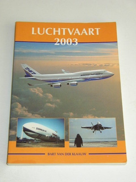 Alkenreeks Luchtvaart / 2003', Verzenden, Boek of Tijdschrift
