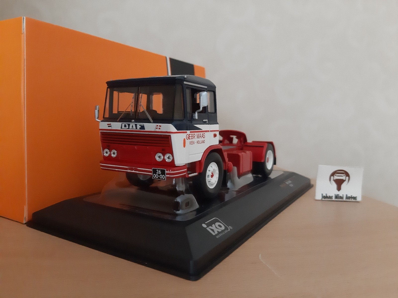 Daf 2600 1970 in rood wit en blauw van IXO Trucks 1:43, Overige merken, Nieuw, IXO Trucks, Ophalen of Verzenden