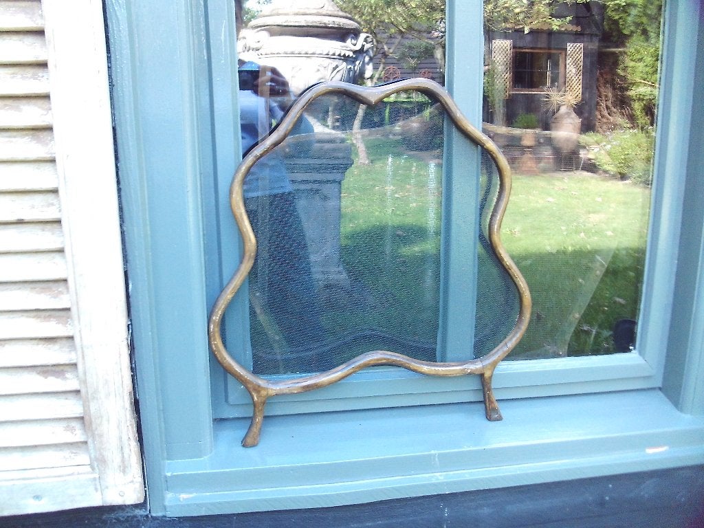 2 Oude decoratieve raamhorren 52x48 cm, Ophalen