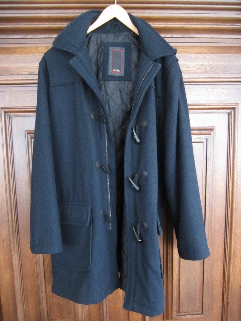 Houtje touwtje, Zeeduffel jas Heren mt 56 donker blauw, Blauw, Farfield, Maat 56/58 (XL), Ophalen of Verzenden