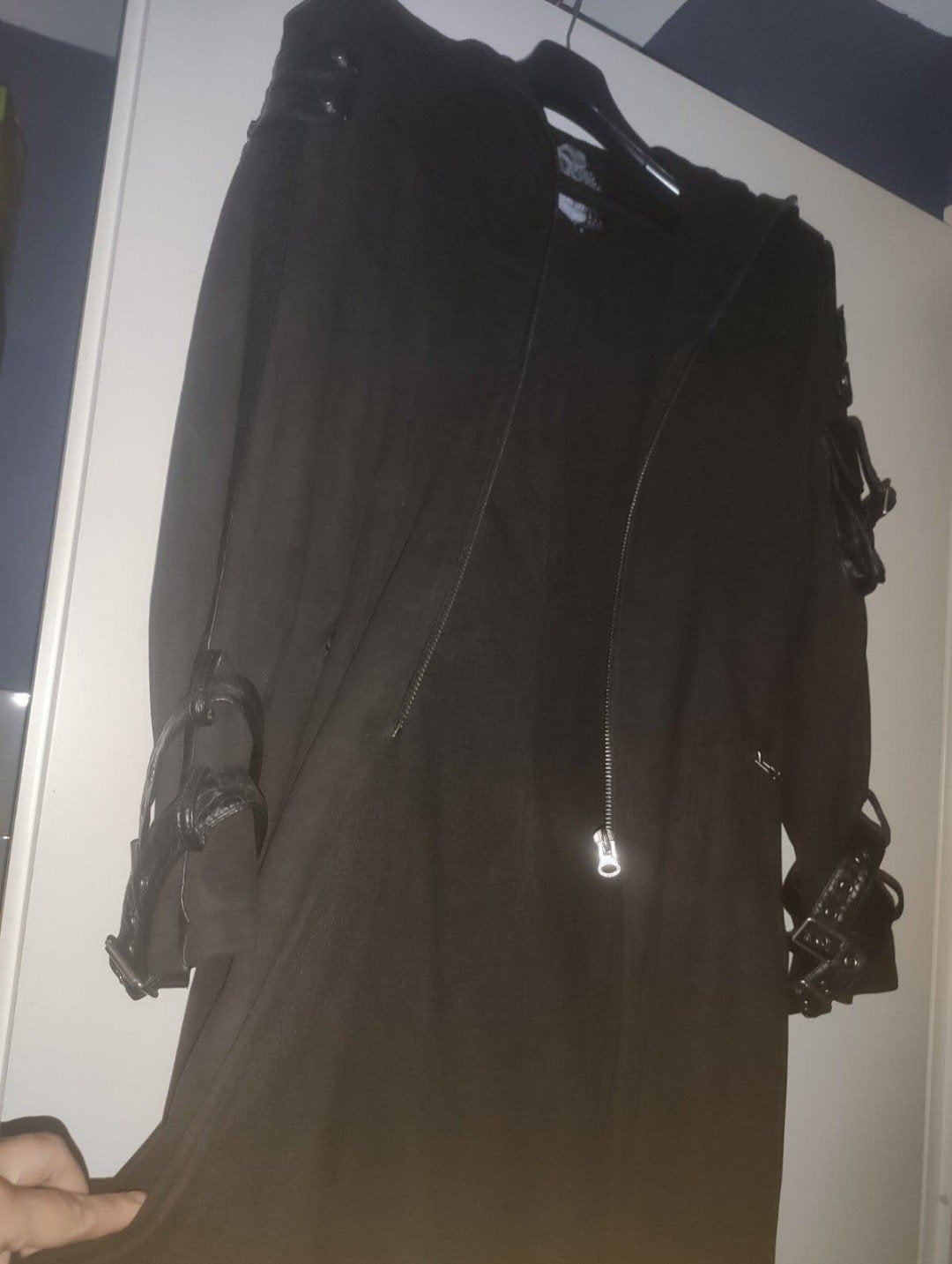 Punk Rave lange gothic trenchcoat zwart – punk/industrial, Kleding | Heren, Punk rave, Zwart, Ophalen of Verzenden, Zo goed als nieuw