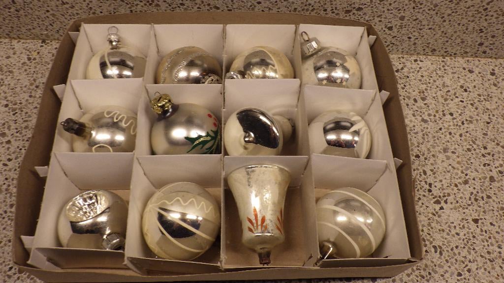 mooie oude kerstballen, Ophalen of Verzenden, Gebruikt