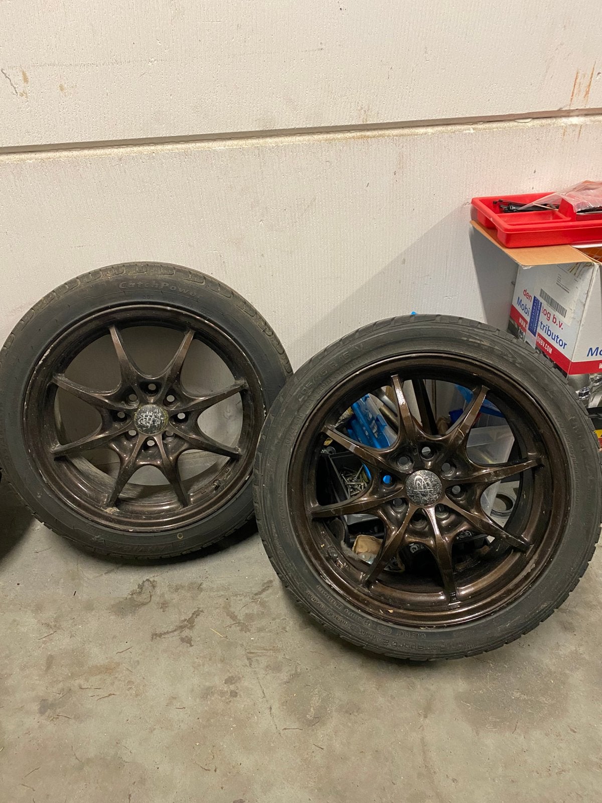 Set Originele Rota Wheels 16”, Ophalen, Gebruikt, 16 inch, Banden en Velgen