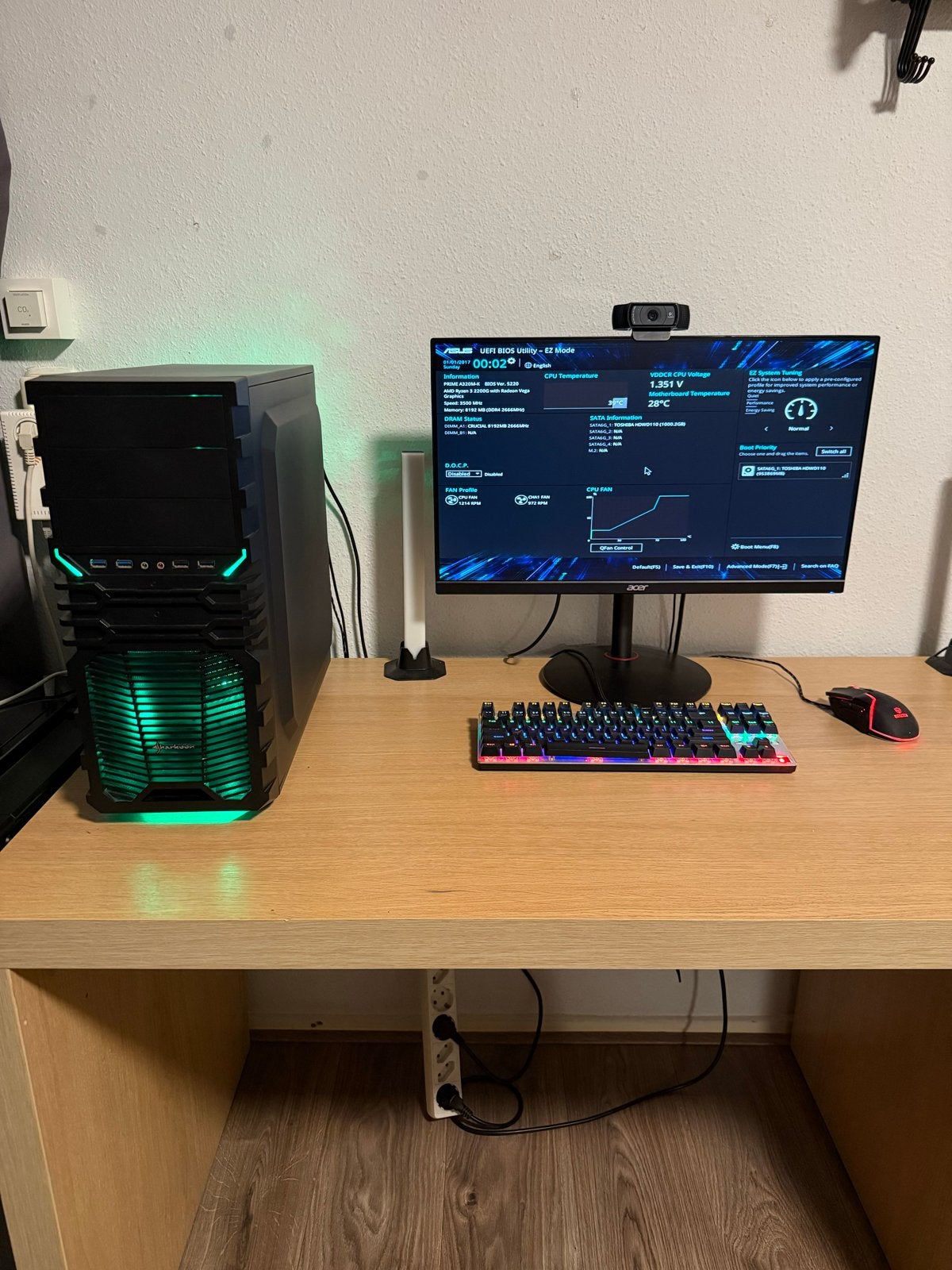 Complete Gaming PC Set Alles in een!!, Ophalen, HDD, 8 GB, Zo goed als nieuw