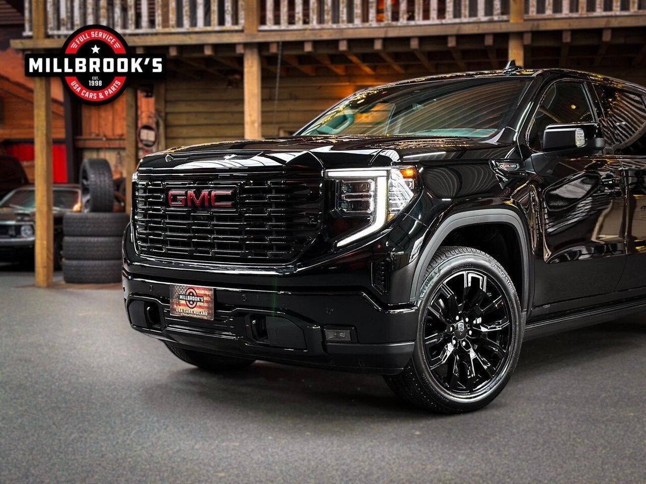 GMC Sierra Denali 6.2L V8, BPM VRIJ, 360 camera, adaptieve c, Automaat, 8 cilinders, 4 stoelen, Zwart