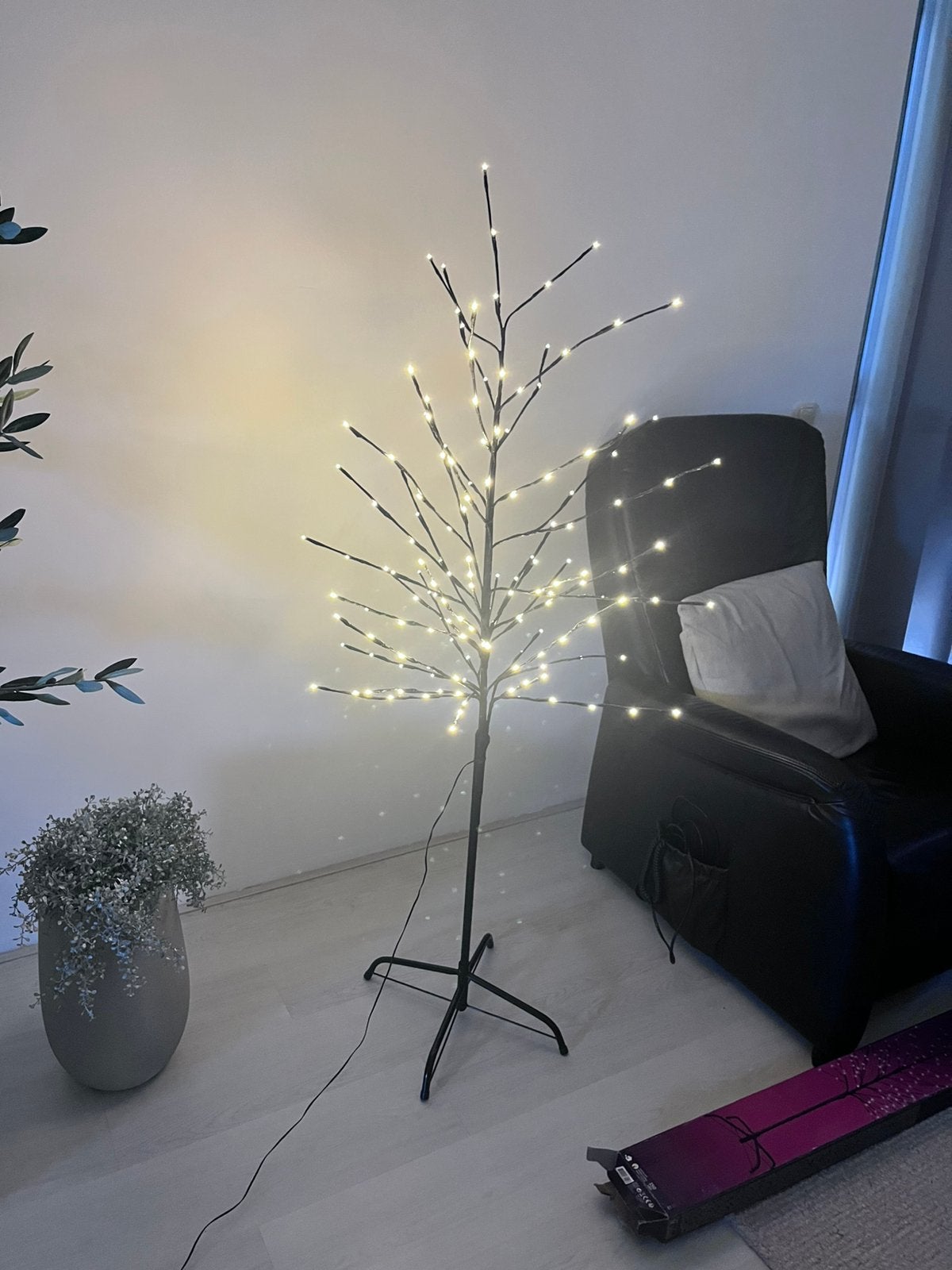 Ledlamp boompje zwart, Diversen, Ophalen of Verzenden, Zo goed als nieuw