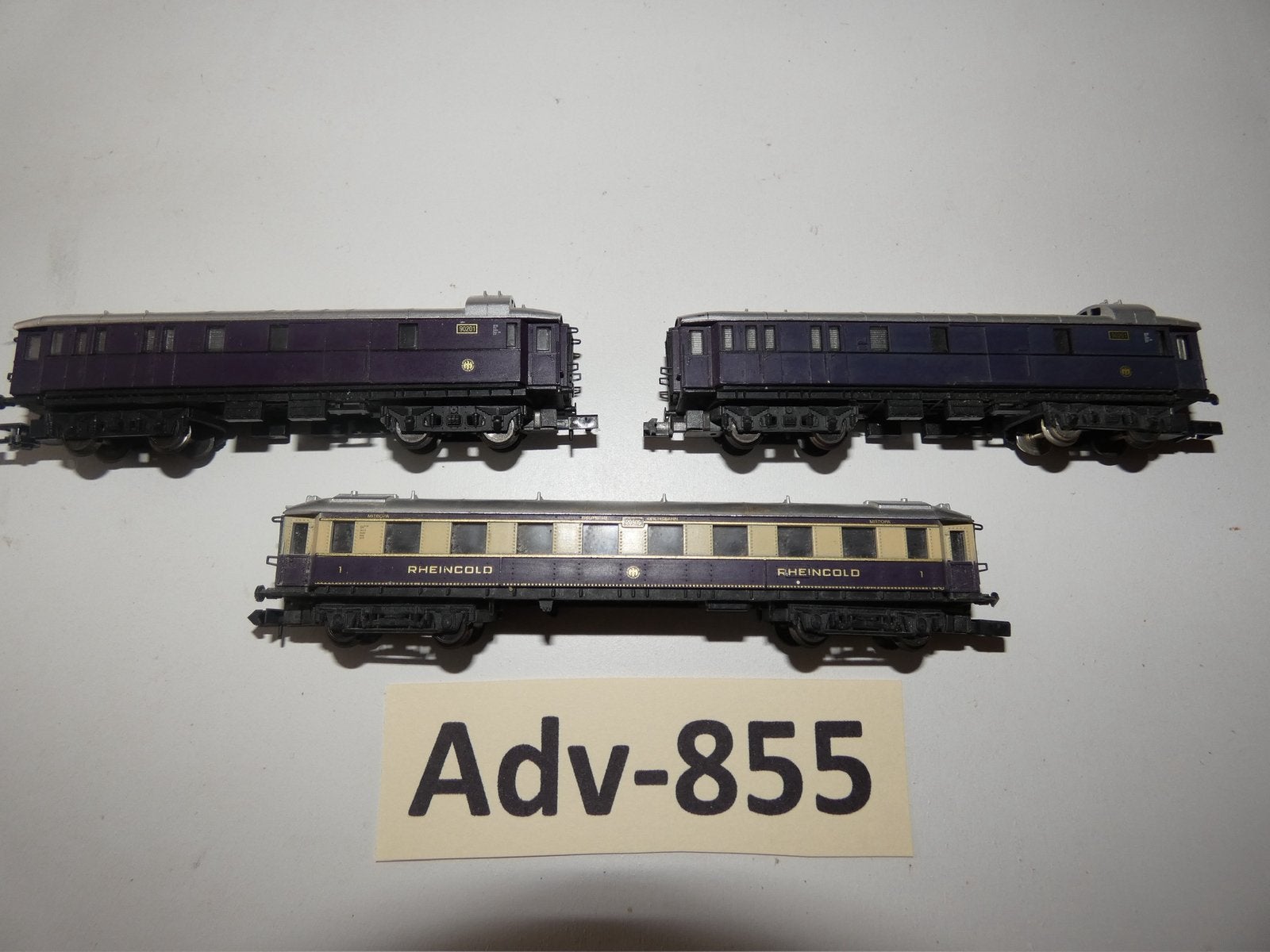 Adv-855 N Spoor Rheingold Personenwagons 3302/12 Arnhold, Arnold, Gebruikt, Gelijkstroom, Wagon
