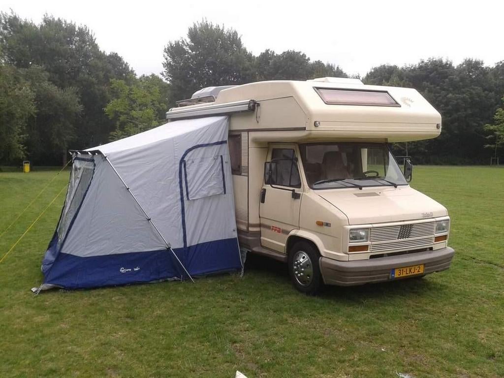 Fiat Ducato 2.5 1991 , fijne camper !3500 eu nieuwe apk, Alkoof, Particulier, 5 tot 6 meter, Tot en met 5