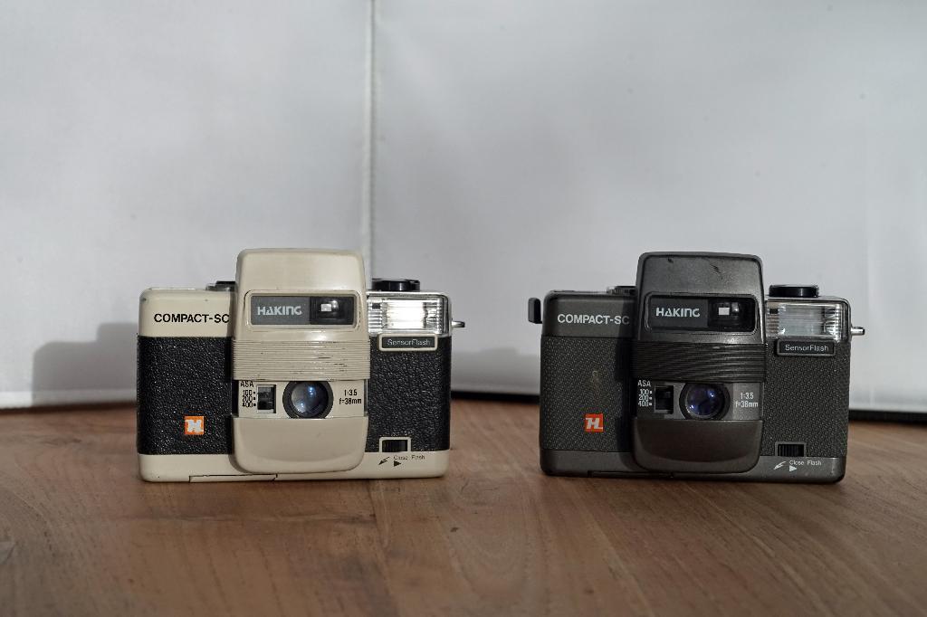 ✅ Haking Compact-SC, twee stuks, Audio, Tv en Foto, Fotocamera's Analoog, Ophalen, Gebruikt, Compact, Overige Merken