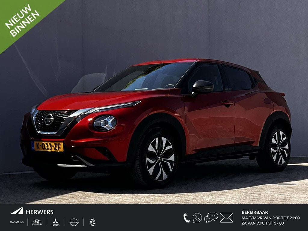 Nissan Juke 1.0 DIG-T N-Connecta / NL auto / Dealer onderhou, Auto's, Nissan, Stof, Euro 6, Origineel Nederlands, Bedrijf
