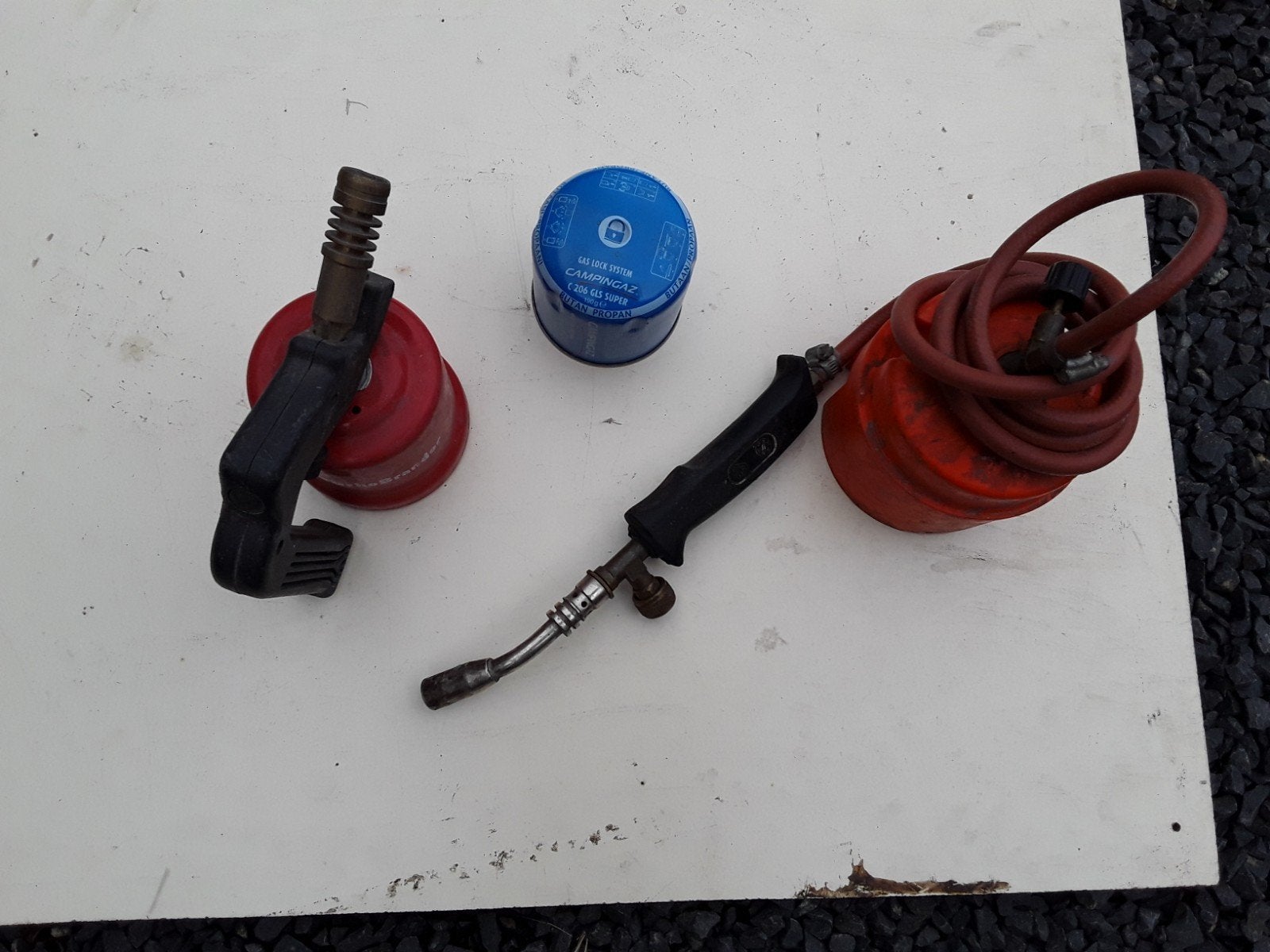 Gas branders 2 stuks, Ophalen, Gebruikt