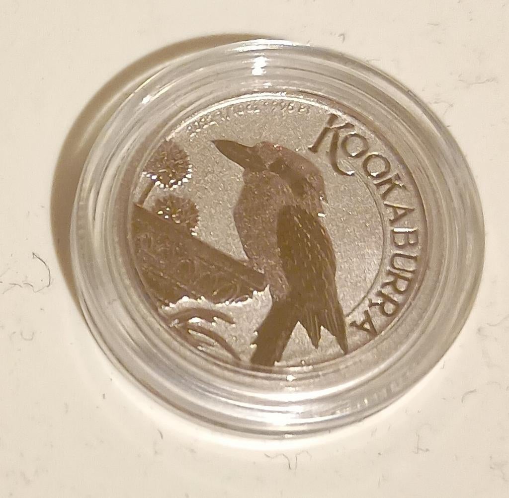 Australische Kookaburra 2022 1/10 oz Platina 1/4oz gold tulp, Ophalen of Verzenden, Losse munt, Goud