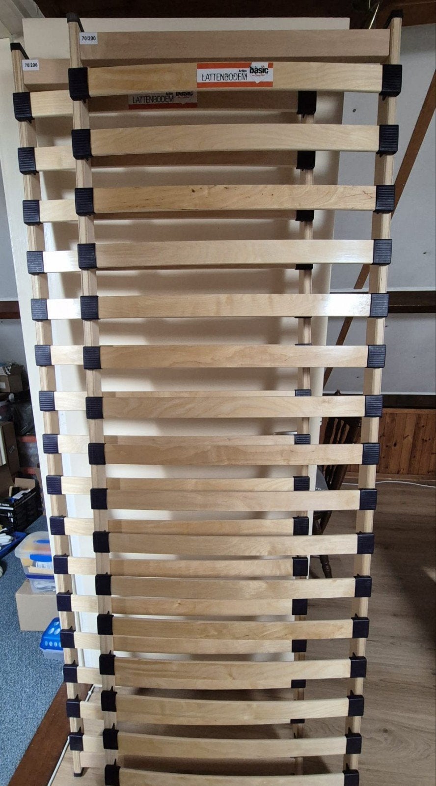 2x Lattenbodem 200x70 cm, Ophalen, Zo goed als nieuw, Bedbodem, Eenpersoons