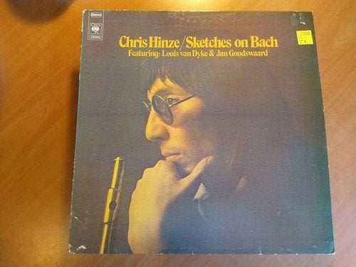 Elpee Chris Hinze - Sketches on Bach, Gebruikt, Overige typen, Ophalen of Verzenden, 12 inch