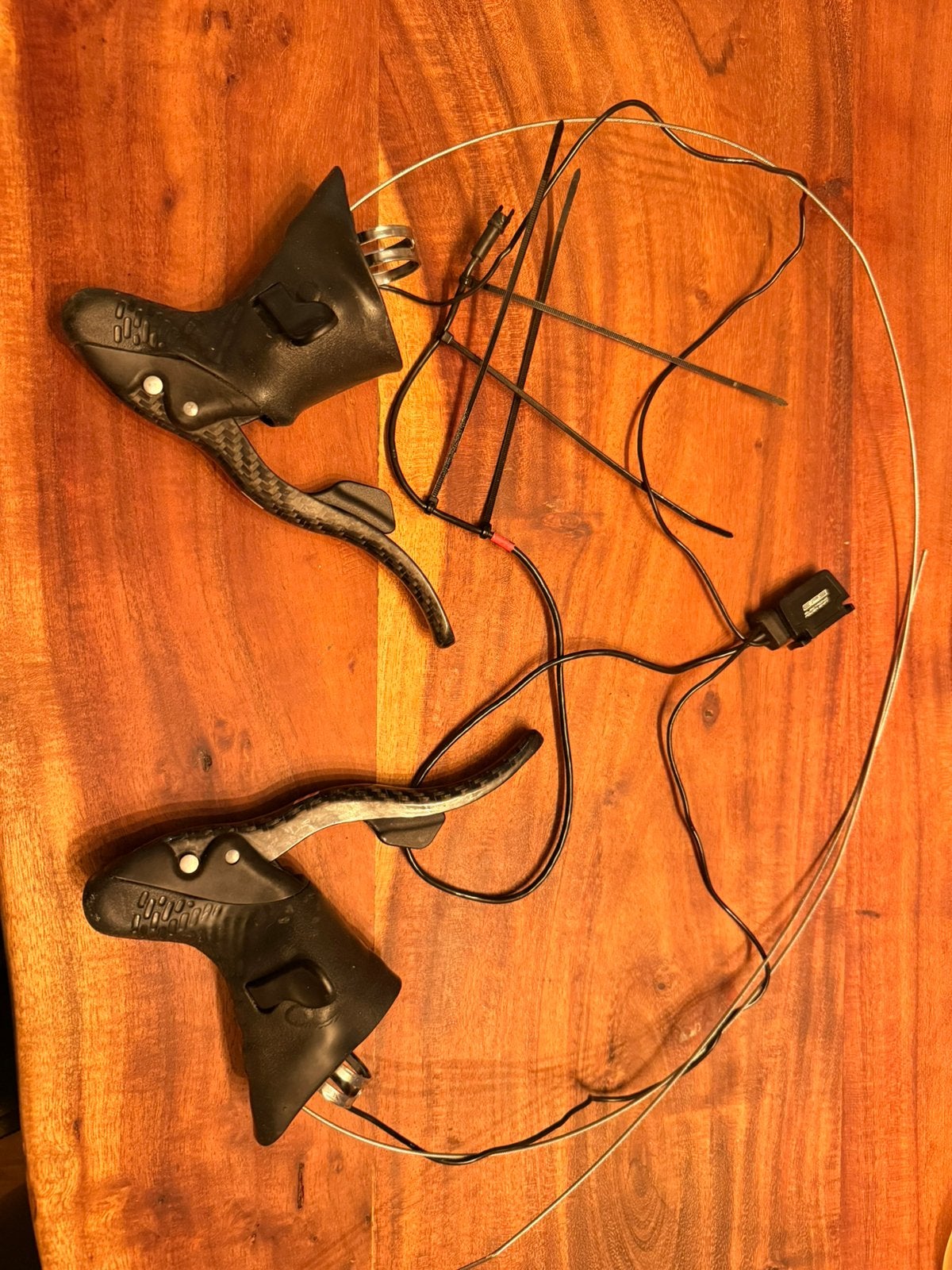 Campagnolo Record EPS Shifters - Carbon, Gebruikt, Overige typen, Ophalen of Verzenden, Racefiets