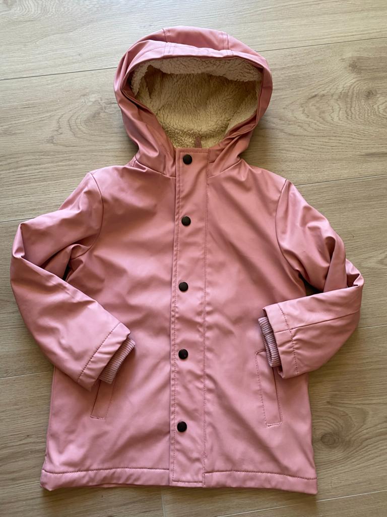 Roze tussenjas Hema maat 110/116, Ophalen, Gebruikt, Meisje, Jas