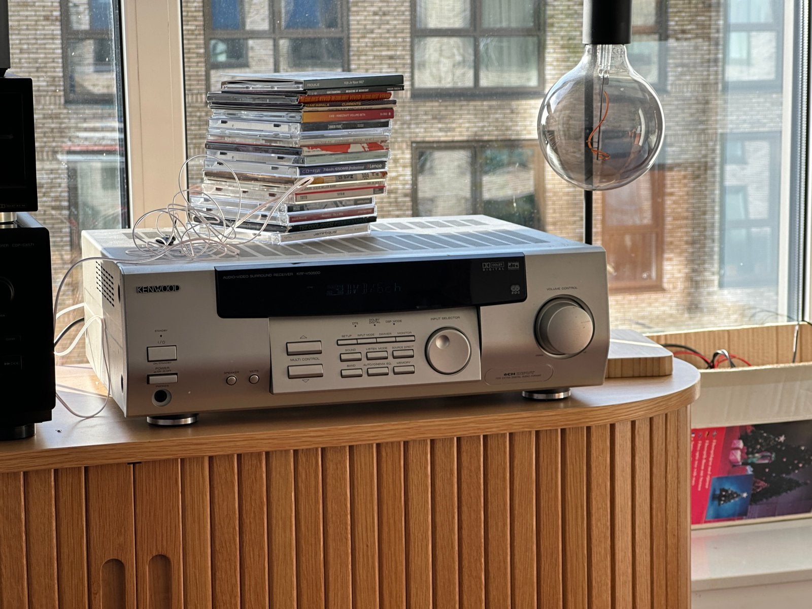 Kenwood KRF V5050-D 5.1 versterker, media center, Overige merken, Ophalen of Verzenden, Zo goed als nieuw, 60 tot 120 watt