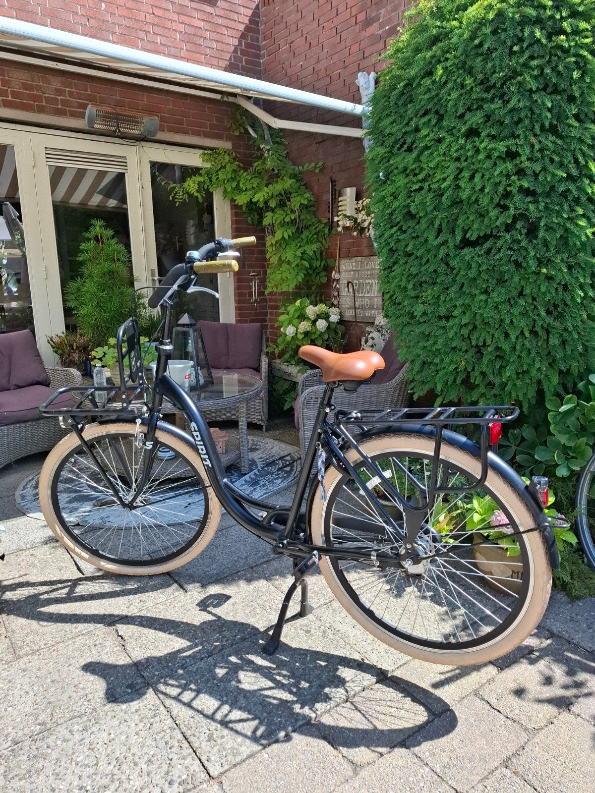 Spirit Carry N3 Moederfiets / Transportfiets Mat Zwart, Fietsen en Brommers, Fietsen | Dames | Moederfietsen, Ophalen