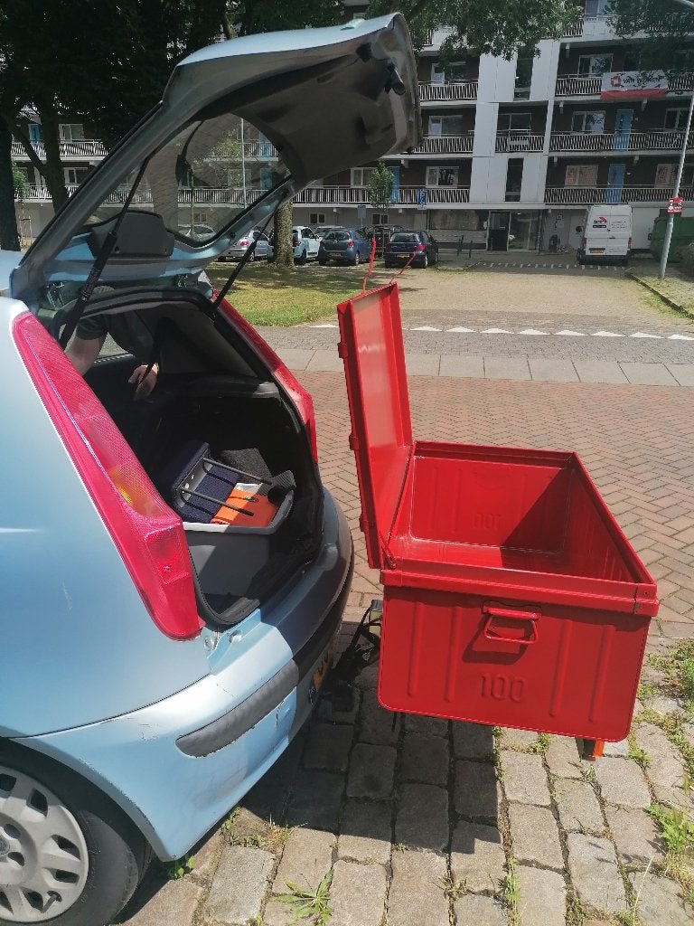 Bagagebox / Trekhaakkoffer voor op de trekhaak, Auto diversen, Dakkoffers, Ophalen, Zo goed als nieuw