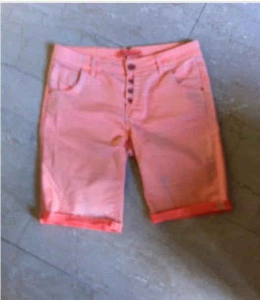 Dames korte broek Fitt Originals mt 38 Oranje elastisch, Maat 38/40 (M), Fitt Originals, Kort, Oranje