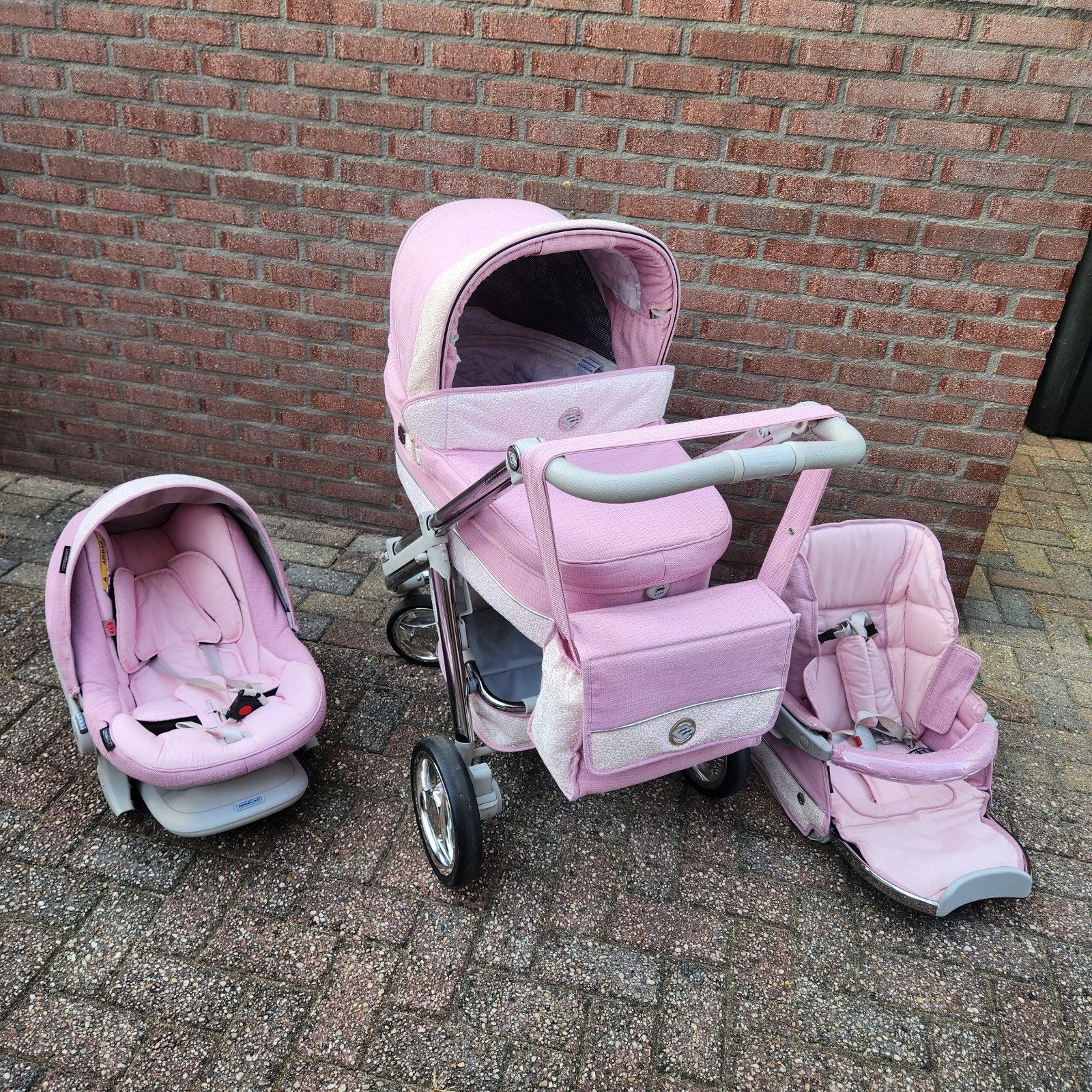 Bebecar kinderwagen 3 in 1, Ophalen, Gebruikt, Overige merken