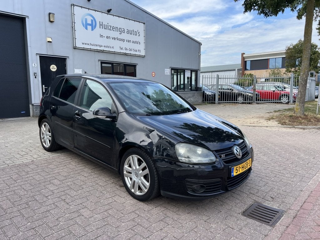 Volkswagen Golf 1.4 TSI GT Sport |SCHADE (bj 2008), Auto's, Gebruikt, 4 cilinders, Zwart, Origineel Nederlands