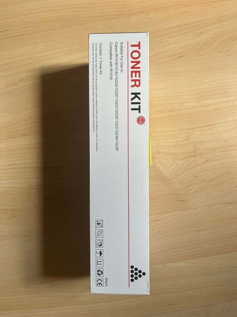 Canon C-EXV 18 Compatibele Toner Zwart iR1018 iR1022 iR1023, Ophalen of Verzenden, Nieuw, Toner, Canon (Compatibel)