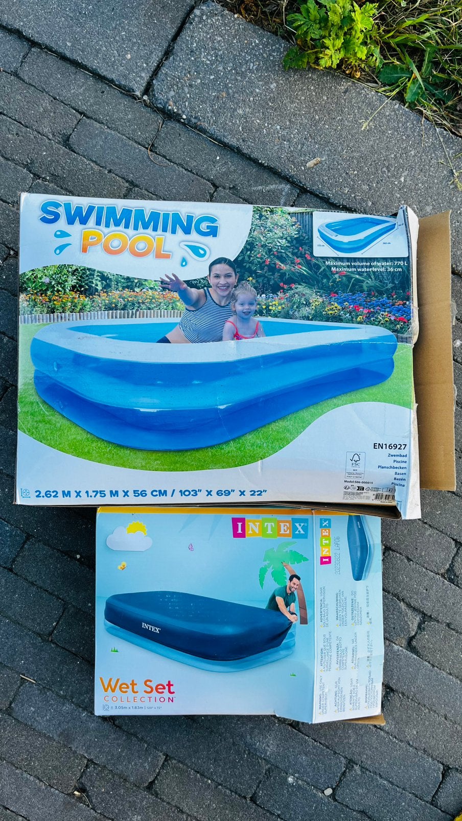 Zwembad met afdekhoes, Ophalen, Minder dan 80 cm, Opblaaszwembad, Rond