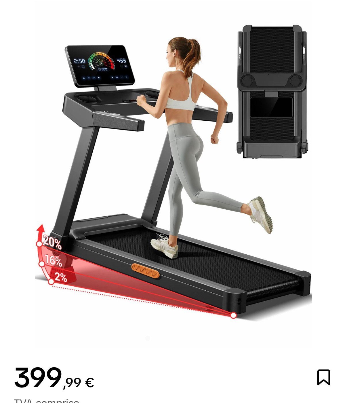 Cardio-loopband, Ophalen, Zo goed als nieuw, Loopband