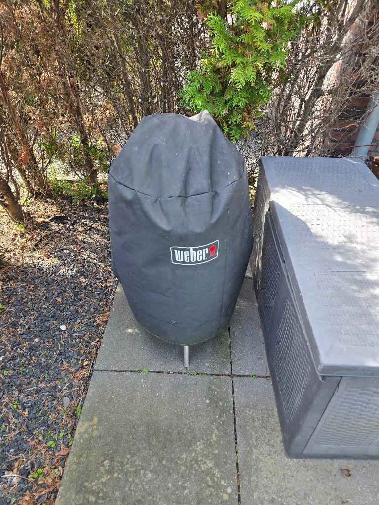 Weber Original Kettle houtskoolbarbecue zwart 47 cm, thermom, Ophalen of Verzenden, Zo goed als nieuw