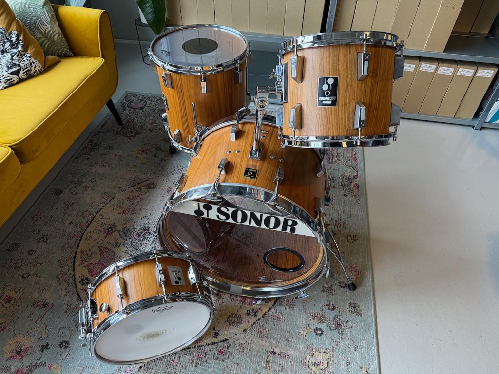 Sonor Phonic / Sonorlite shell set Rosewood in&out, Muziek en Instrumenten, Drumstellen en Slagwerk, Ophalen, Gebruikt, Sonor