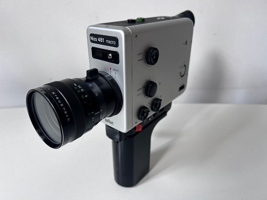 (Vintage) Braun Nizo 481 super 8 mm videocamera, 8mm, Braunstrasse 12, Dieterrams@braun.nl, Ophalen of Verzenden