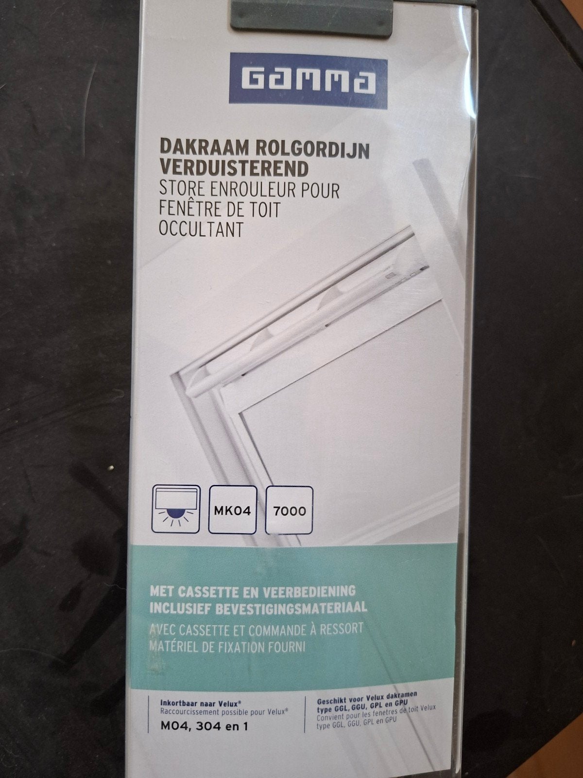 nieuw verduisterend rolgordijn in verpakking, Rolgordijn, Verduisterend, Nieuw, Ophalen of Verzenden